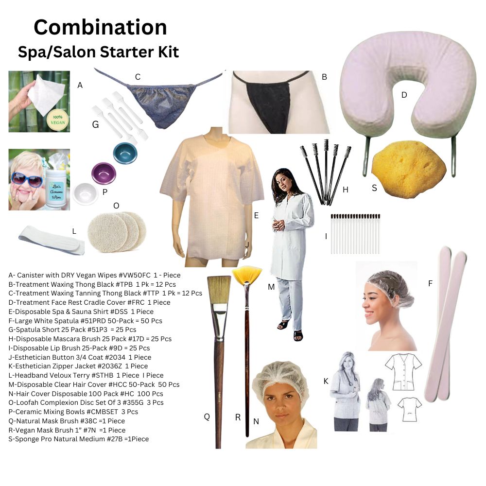 Combination Spa & Salon Starter Kit SSK (363 pcs)