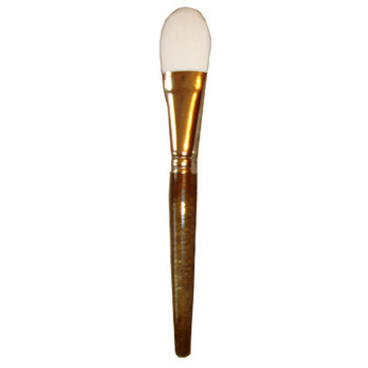 Mineral Cosmetic/Treatment & Powder Foundation Brush White