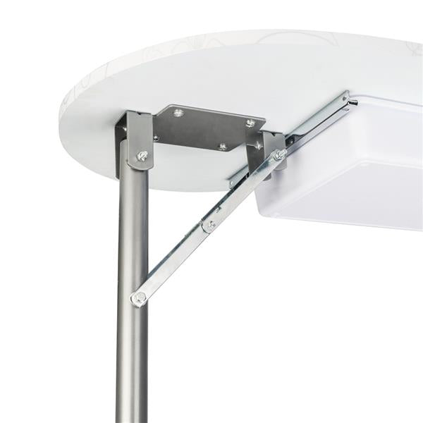 Portable MDF Manicure Table with Arm Rest & Drawer Salon Spa Nail Equipment White