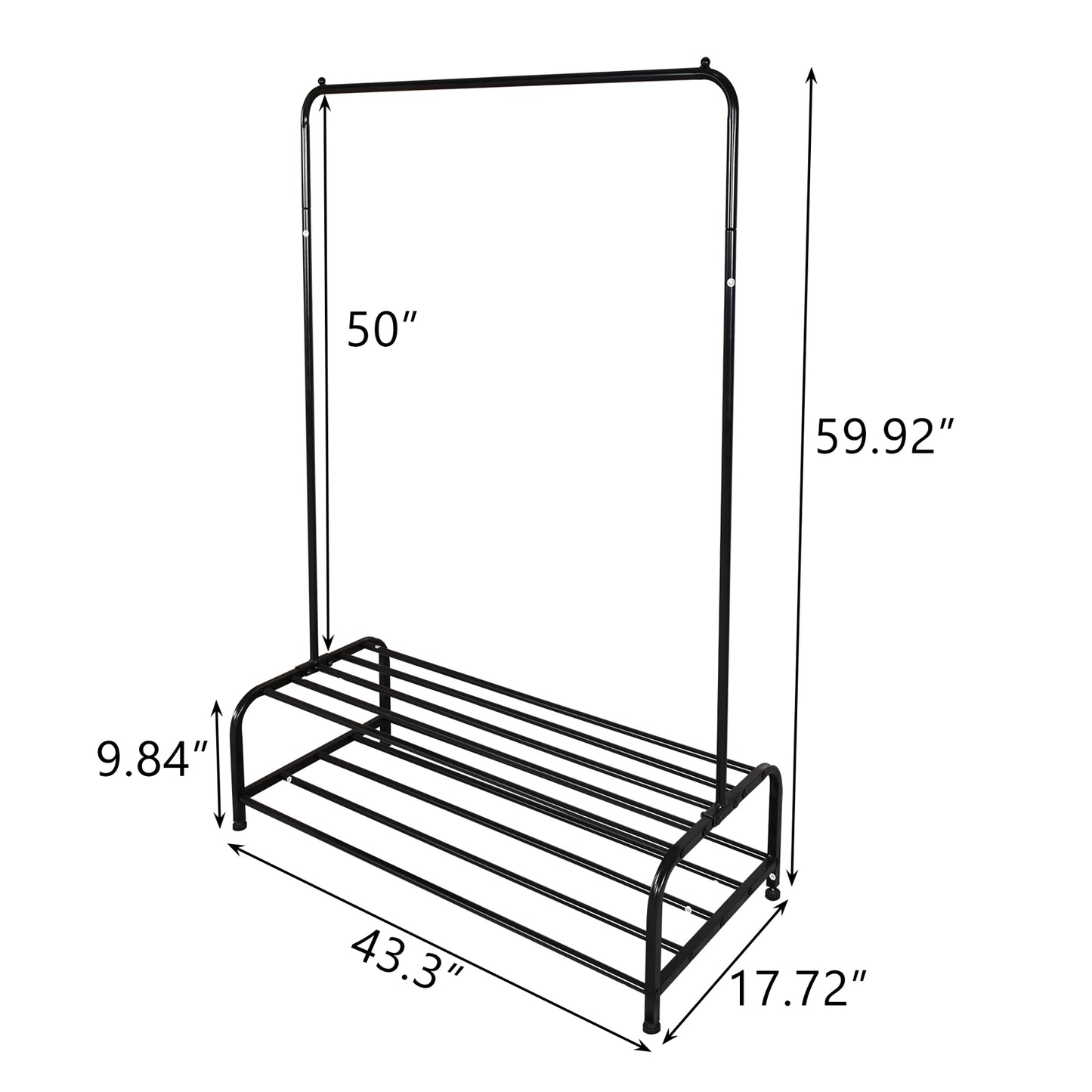 Clothes Rack and Rail