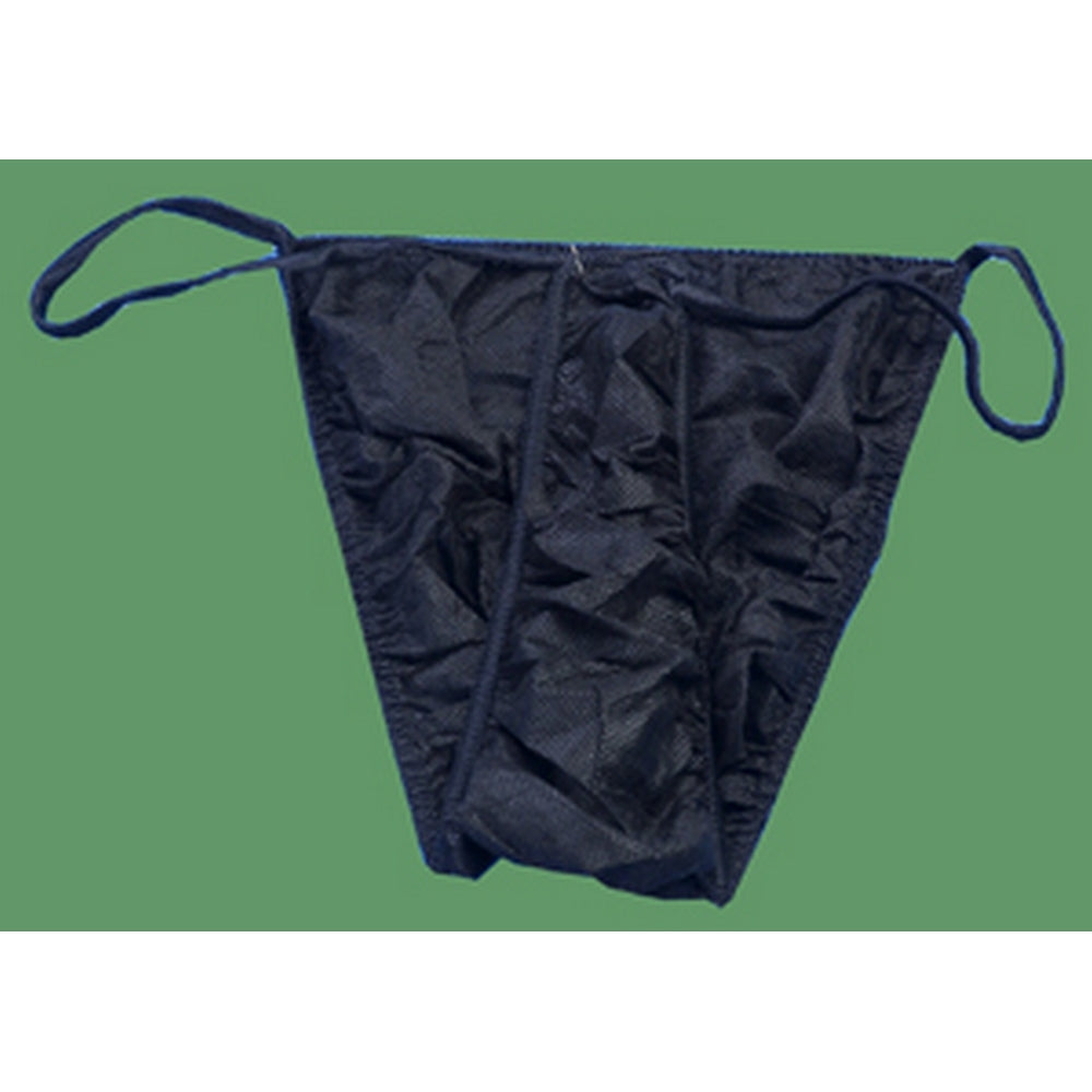 Waxing Treatment Thong Black 12 Pack