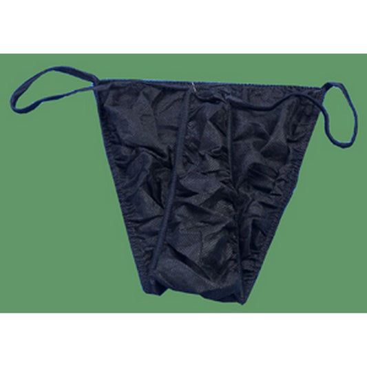 Waxing Treatment Thong Black 12 Pack