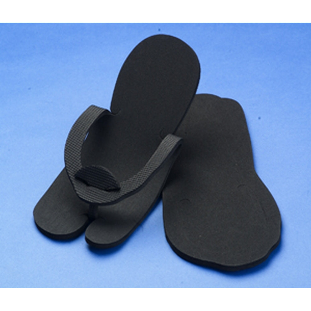 Rubber Spa Thong Sandals (White or Black)