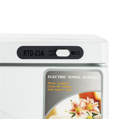 23L Towel Tool Sterilizer Warmer Cabinet Spa Facial Disinfection Salon Beauty
